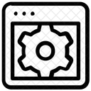 Configuracoes Pagina Da Web Layout Ícone