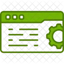 Configuracoes Da Web Codificacao Site Ícone