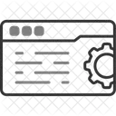 Configuracoes Da Web Codificacao Site Ícone