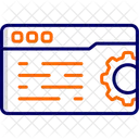 Configuracoes Da Web Codificacao Site Ícone