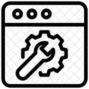 Configuracoes Da Web Engrenagens Da Web Preferencias Da Web Ícone