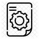 Engrenagem Roda Dentada Configuracoes Ícone