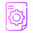 Engrenagem Roda Dentada Configuracoes Ícone