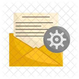 Configurações de e-mail  Ícone
