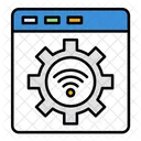 Rede Configuracao Otimizacao Ícone
