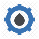 Petroleo Configuracao Roda Dentada Ícone