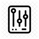 Configuracoes De Som Equalizador Ajuste De Volume Ícone