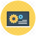 Configuracoes De Tela Engrenagem Engrenagem Ícone