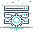 Configuracoes Armazenamento Servidor Ícone
