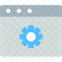 Configuracoes Do Site Configuracao Da Web Engrenagem Icon