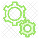 Settings Configuration Gears Icon