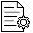 Configuration Setting Cogwheel Icon