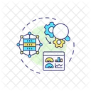 Configuration Testing Telecommunication System Icon