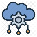 Configuration Du Cloud Configuration Gestion Icône