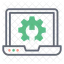Reglage Du Systeme Reparation Dordinateur Portable Configuration Du Systeme Icône