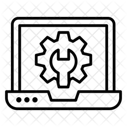 Configuration d'un ordinateur portable  Icône