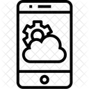 Paramètre cloud dans l'appareil  Icône