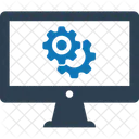 Moniteur Reglage Configuration Icône