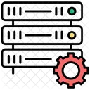 Serveur Configuration Parametrage Icône