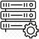 Serveur Configuration Parametrage Icône