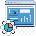 Configuration Web Developpement Web Analyse De Donnees Icône