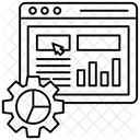 Configuration Web Developpement Web Analyse De Donnees Icône