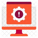 Icon Computer Alert Icon