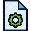 File Document Gear Icon
