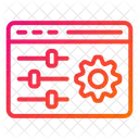 Configuration Web Management Adjustment Icon