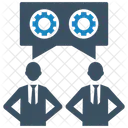Configuration Gear Meeting Icon