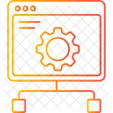 Configuration Reseau Gestion Reseau Parametres Icône