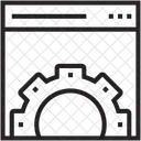 Paramètre Web  Icône