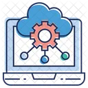 Cloud Computing Dati Cloud Servizi Cloud Icon