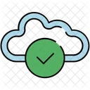 Confirm Cloud Verify Icon