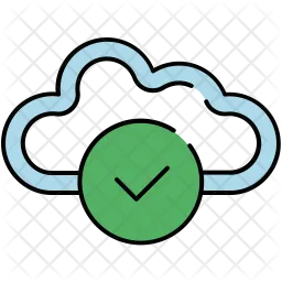 Confirm cloud  Icon