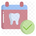 Confirm Dental Appointment Confirm Appointment Date Icon