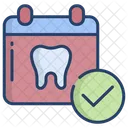 Confirm Dental Appointment Confirm Appointment Date Icon