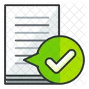 Confirm Document File Icon