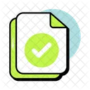 Confirm File Verified Verify Icon