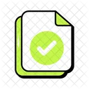 Confirm File Verified Verify Icon