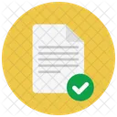 Confirm Paper Notes Icon