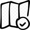 Confirmar mapa  Icono