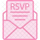 Rsvp Icono De Linea Duotono Icono