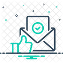 Confirmation Vindication Message Icon