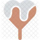 Confiserie Coeur Sucette Coeur Icon