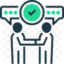 Conflict Resolution Man Icon