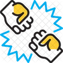 Conflict Quarrel Rigid Icon
