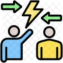Conflito De Interesses Briga Discussao Ícone