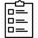 Area De Transferencia Lista De Verificacao Documento Ícone