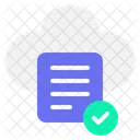 Conformidade Com Nuvem Tecnologia Rede Ícone